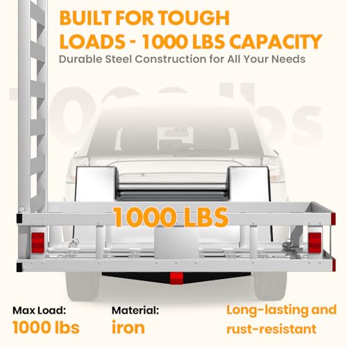 Folding Ramp Hitch Cargo Carrier V3682