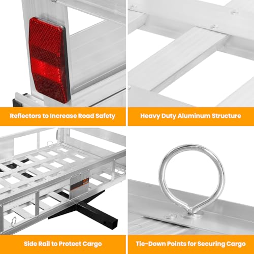Folding Ramp Hitch Cargo Carrier V3682