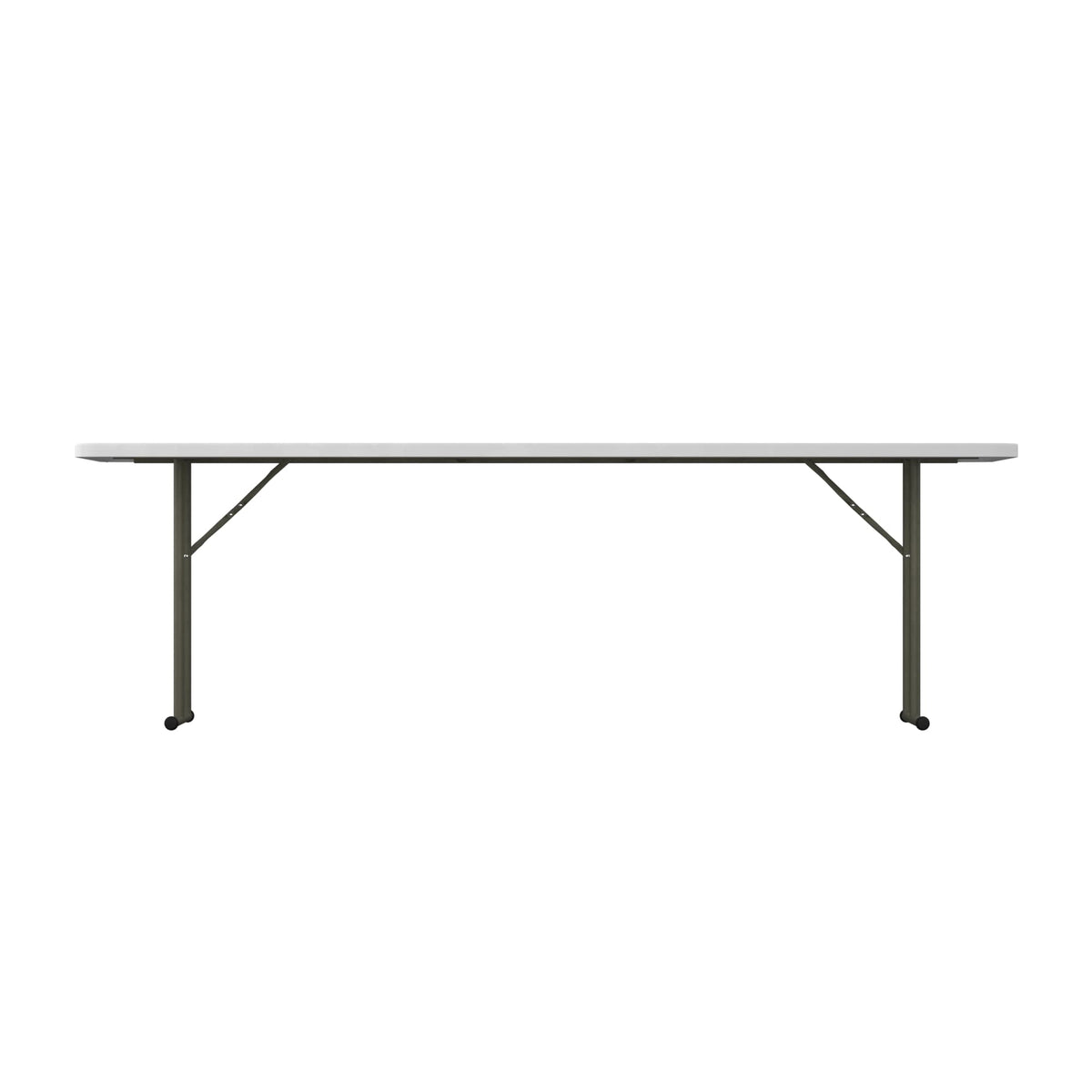 Granite White Heavy-Duty Blow Molded Plastic Folding Table T763