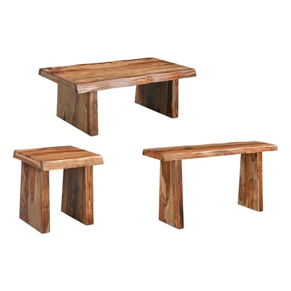 Solid Wood 3-Piece Table Set L613