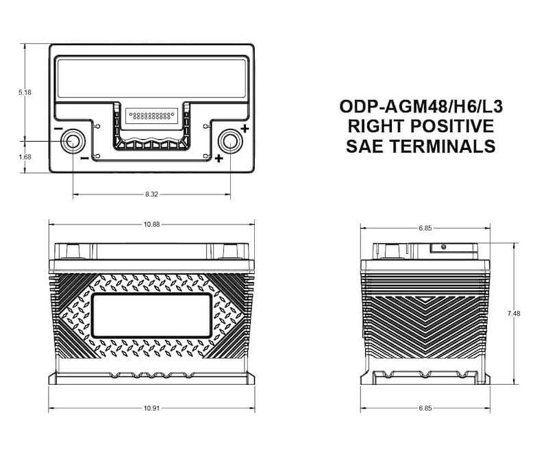 12 Volt 48 BCI Group Size Battery R459