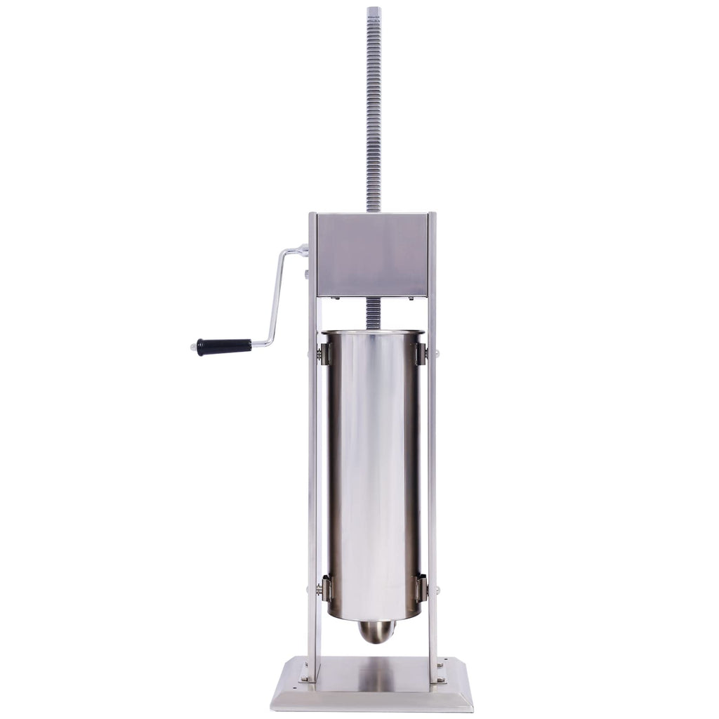 Stainless Steel 15LB Sausage Stuffer with 4 Stuffing Tubes W460