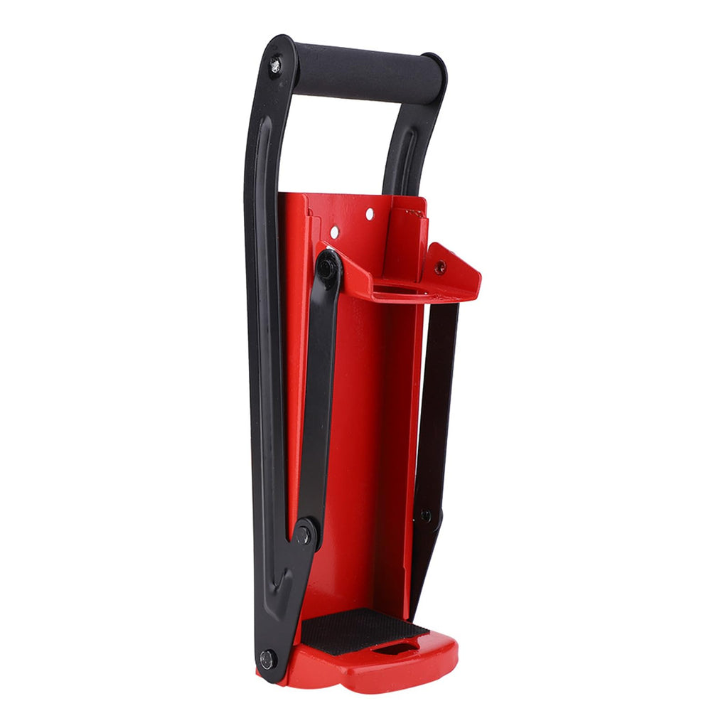 HeavyDuty Can Crusher Red Steel with Rubber Handle L3953