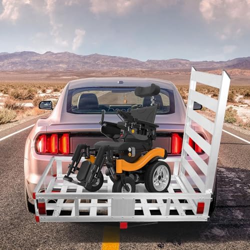 Folding Ramp Hitch Cargo Carrier V3682