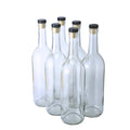 750ml Glass Bottle With Cork 6-Pack H363046