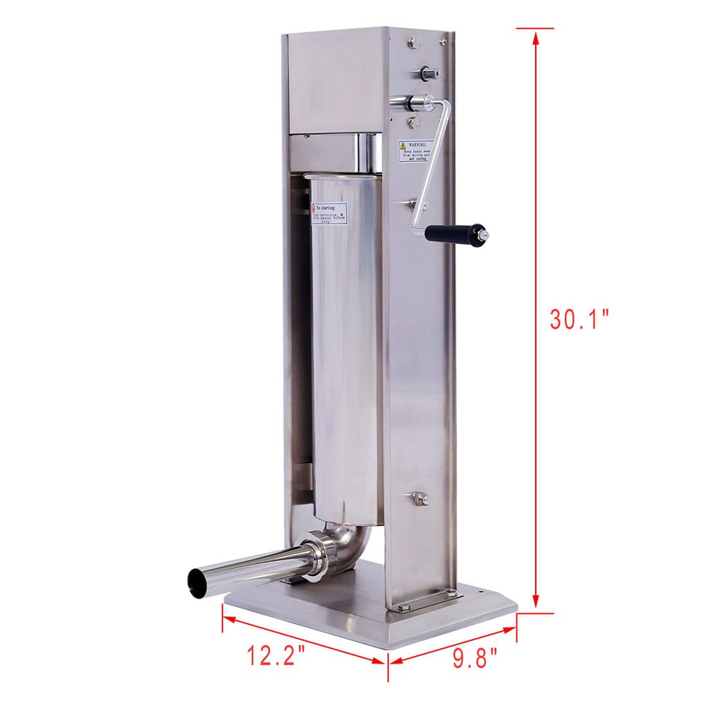 7L Stainless Steel Manual Sausage Stuffer L25818
