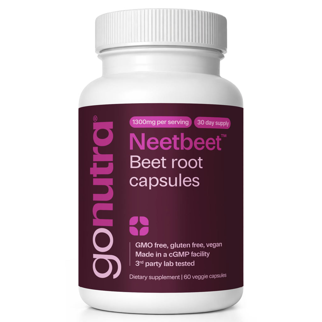 Organic Beet Root Capsules 1300mg 60ct L68596