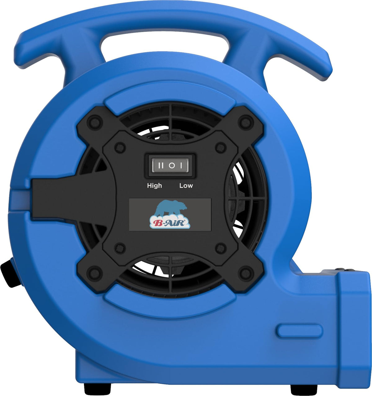 1/8 HP Air Mover Floor Fan, 2 Speeds, Blue F718545
