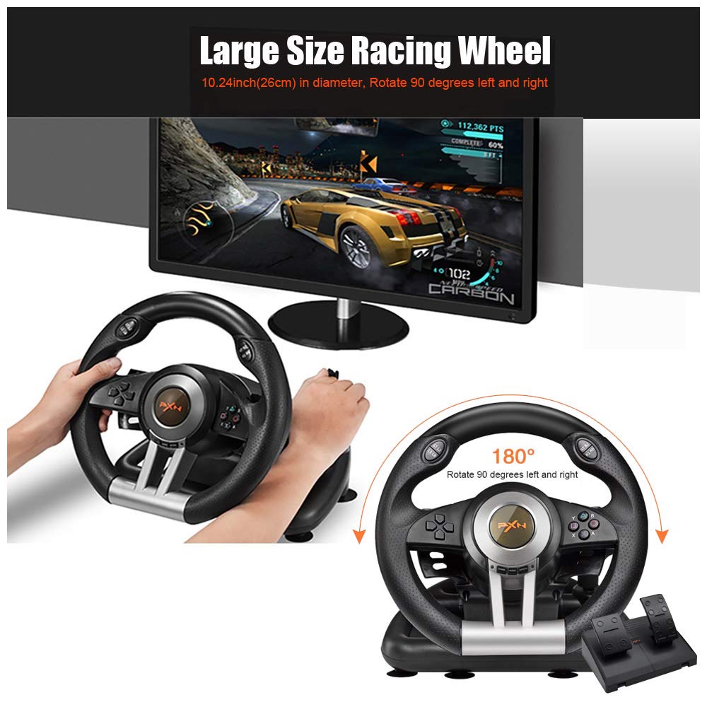 PC Racing Steering Wheel Q6735