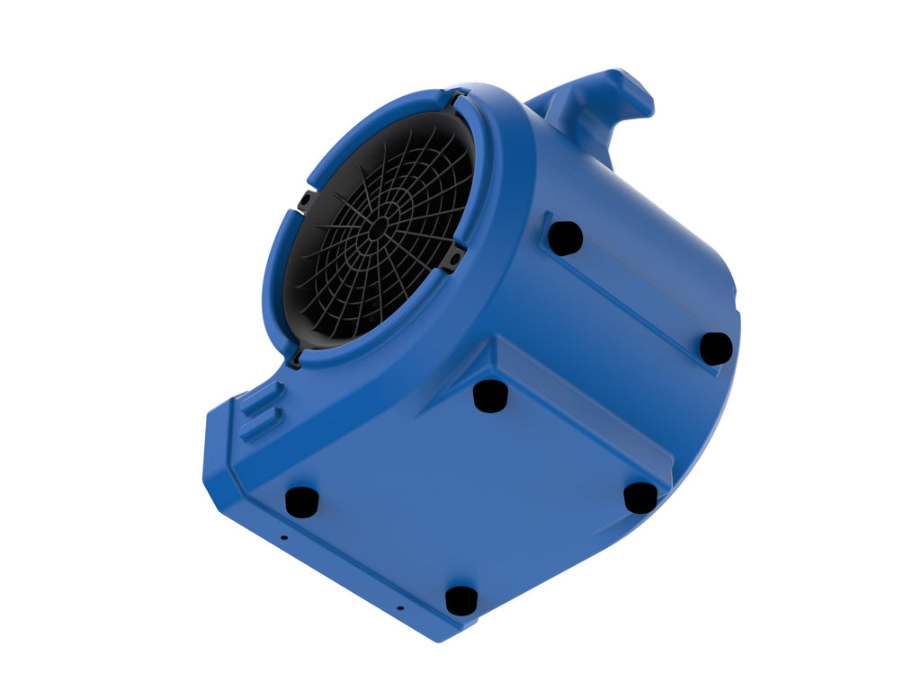 1/8 HP Air Mover Floor Fan, 2 Speeds, Blue F718545