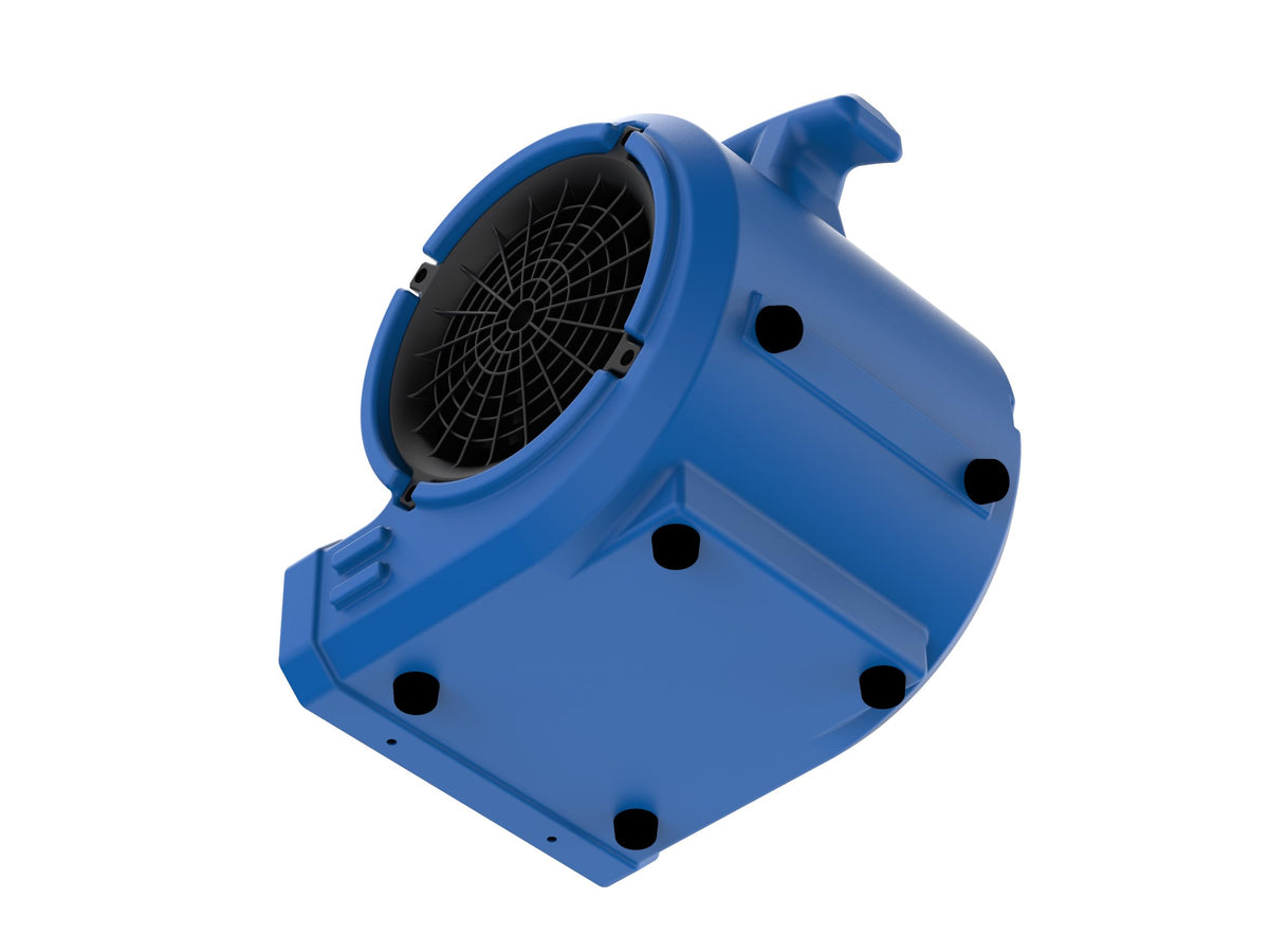 1/8 HP Air Mover Floor Fan, 2 Speeds, Blue F718545