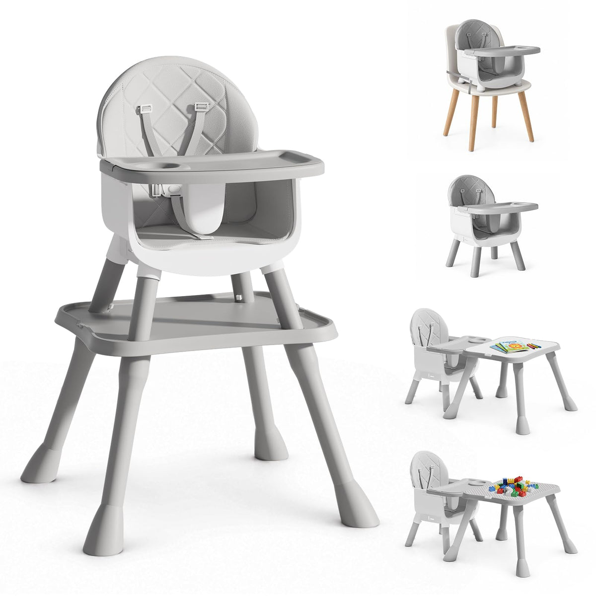 6-in-1 Convertible Baby Highchair A5385