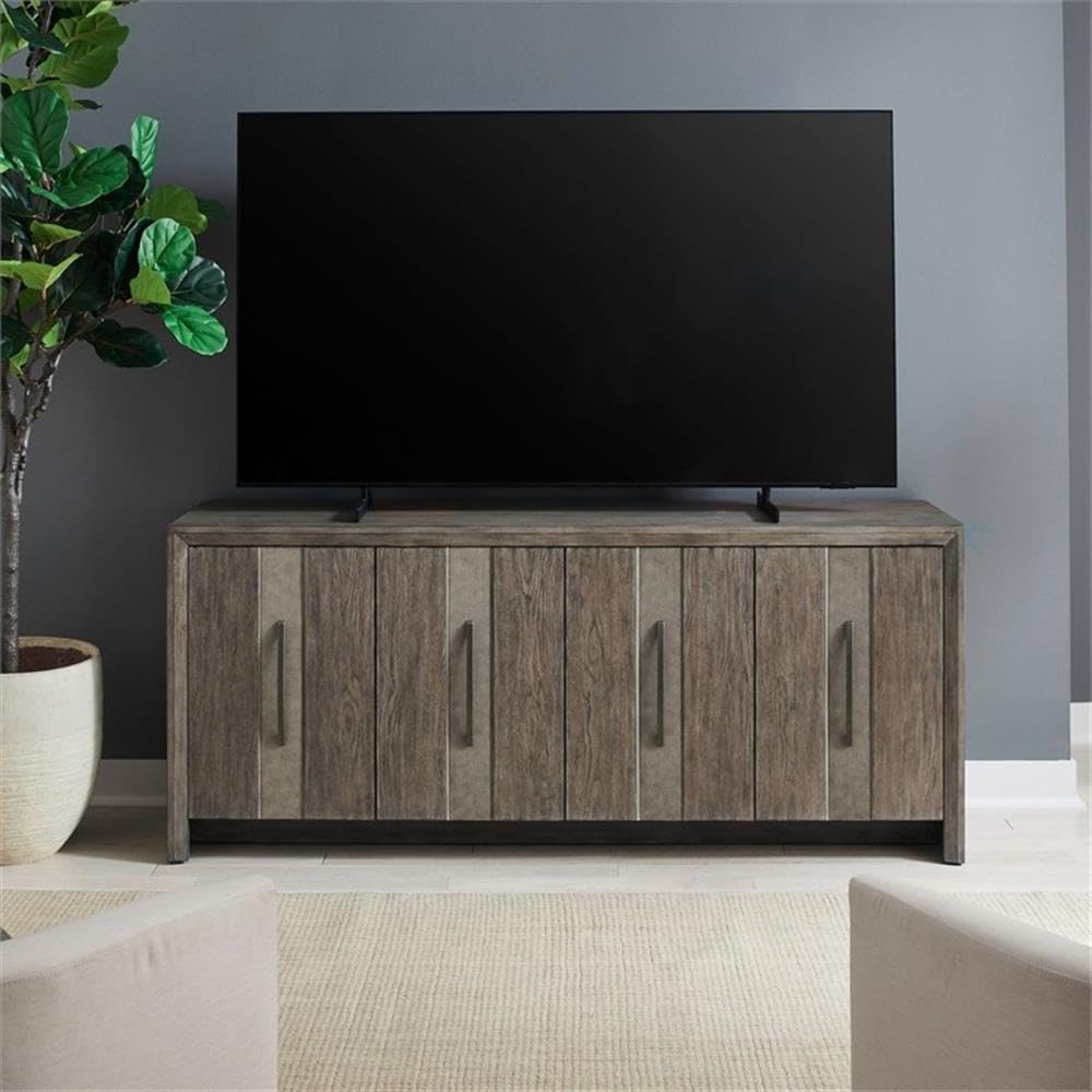 4-Door Accent Cabinet with Adjustable Shelves J242813