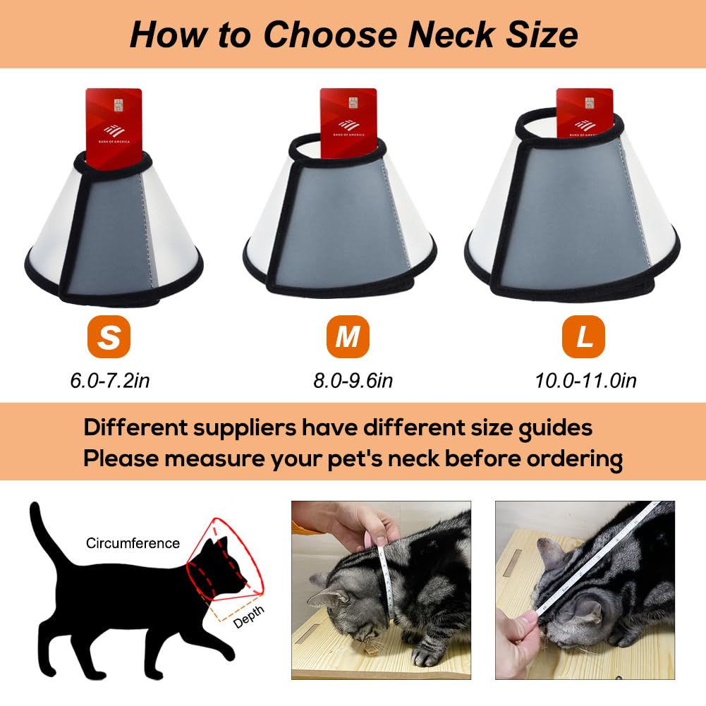Adjustable PVC Cat Recovery Cone T673696