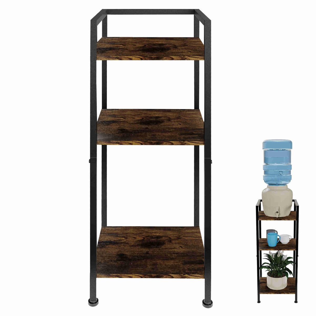 5 Gallon 3-Tier Metal Water Dispenser Stand K774773