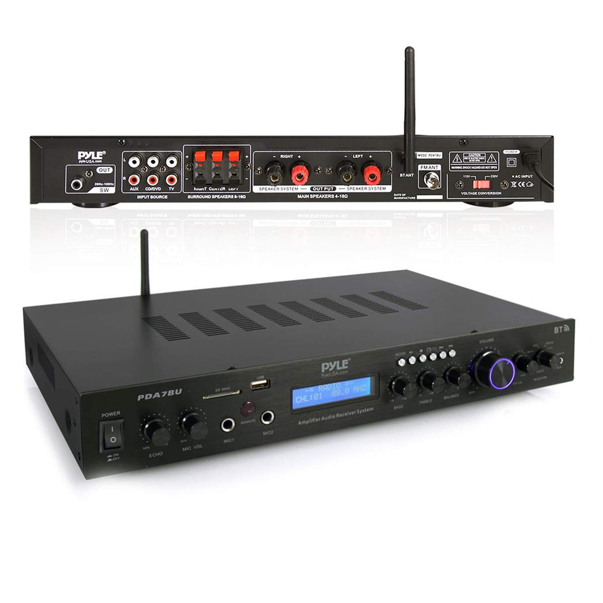 200 Watts 5 Channels Bluetooth Home Theater Amplifier T644315