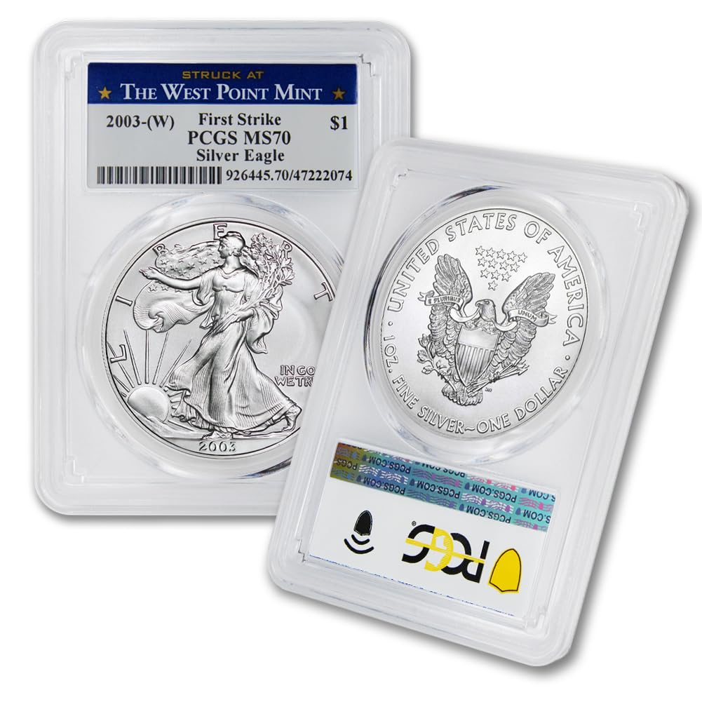 1 oz American Silver Eagle Coin MS-70 A4739