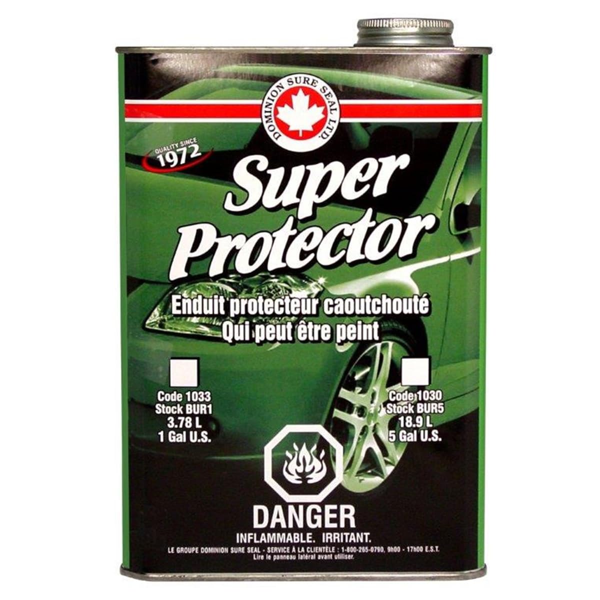 Black Quick Dry Undercoating, 1 gal Can H615
