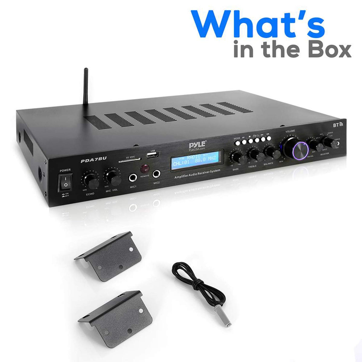 200 Watts 5 Channels Bluetooth Home Theater Amplifier T644315