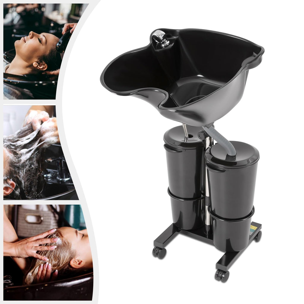 Portable Shampoo Bowl with Electric Pump and Foot Pedal P8340