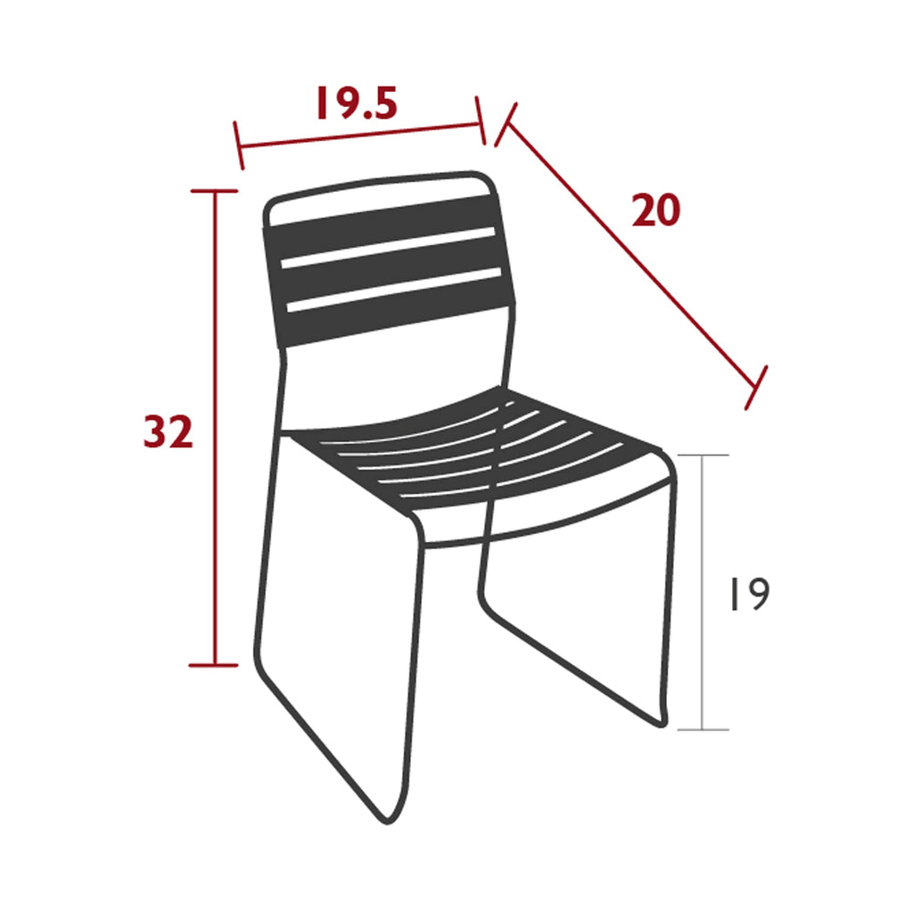 Set of 2 Anthracite Chair F694