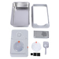 Enclosed Stainless Steel Litter Box with Flip Top Lid I281