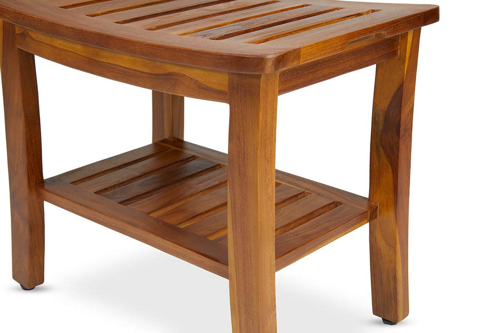 Teak Shower Bench & Stool I455