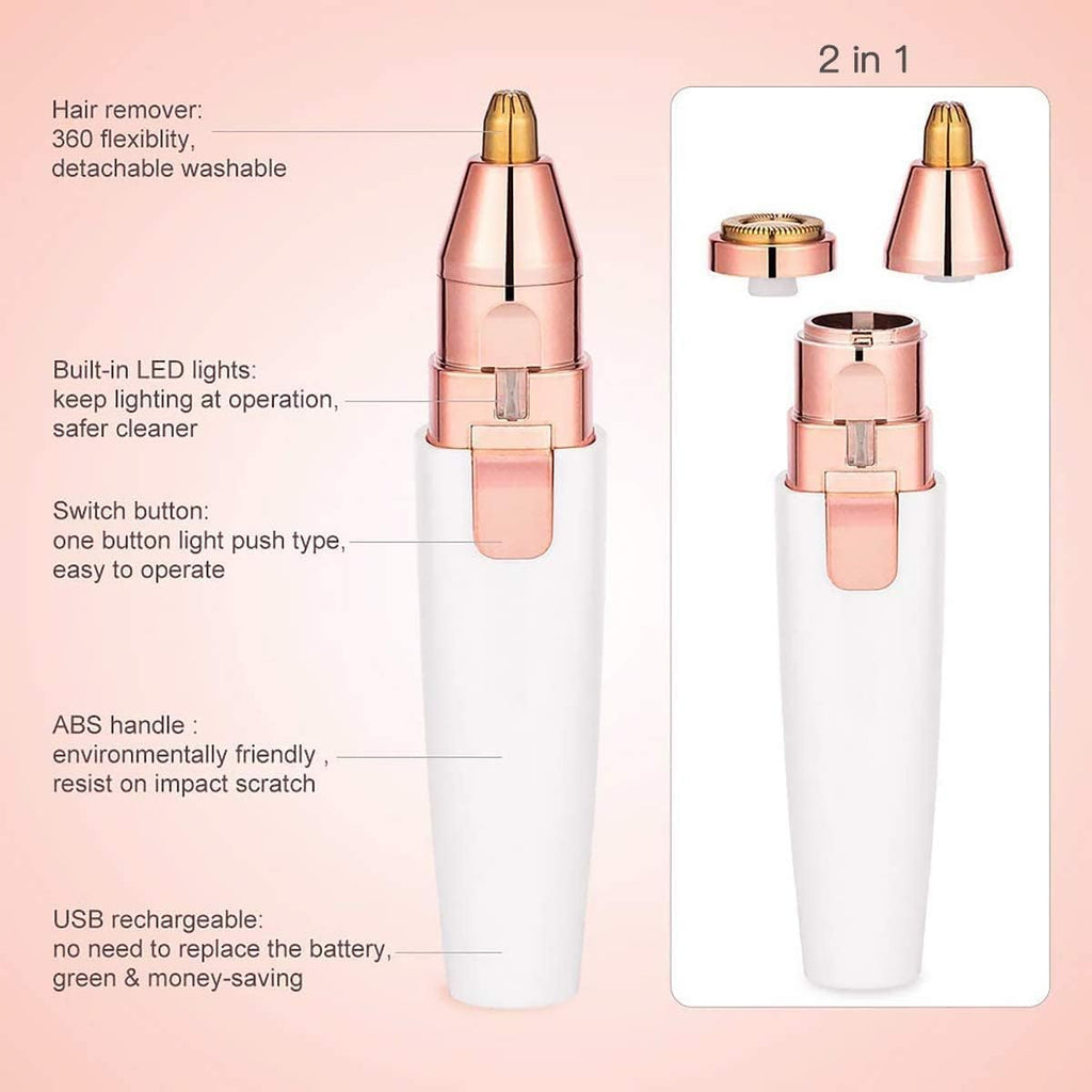 2 in 1 Rechargeable Eyebrow Trimmer X648968