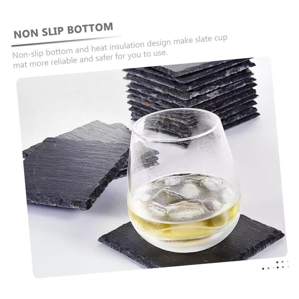 12pcs Natural Stone Coasters Set G5730