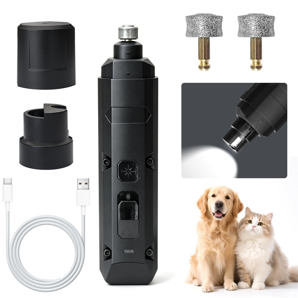 Dog Nail Grinder Silent Cordless Grooming M4629
