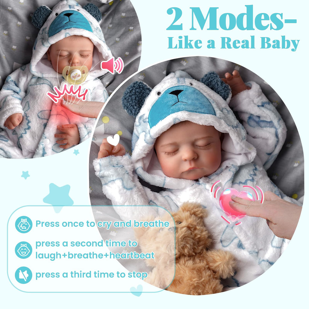 20 Inch 4-in-1 Interactive Baby Doll Z60863