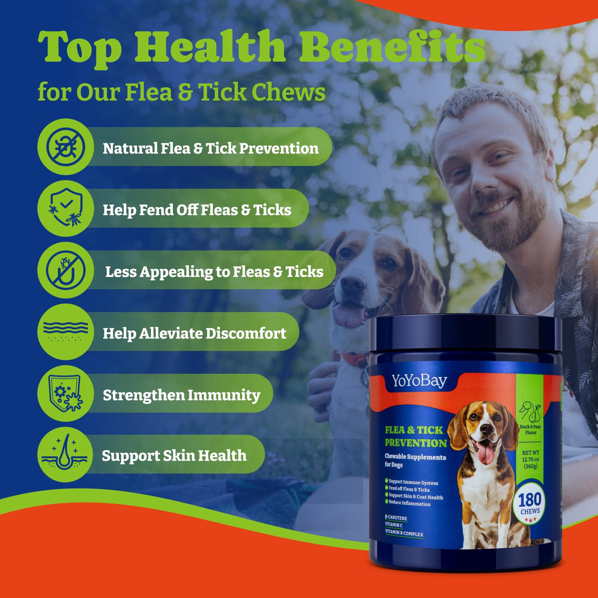 Dog Flea & Tick Prevention Chewables R176521