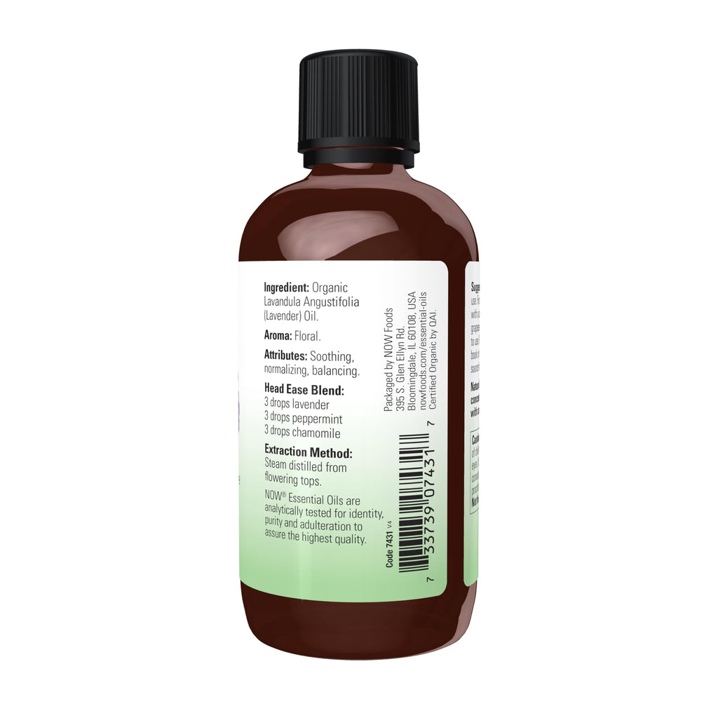 Organic Lavender Steam Distilled Essential Oil 4 fl. oz C372