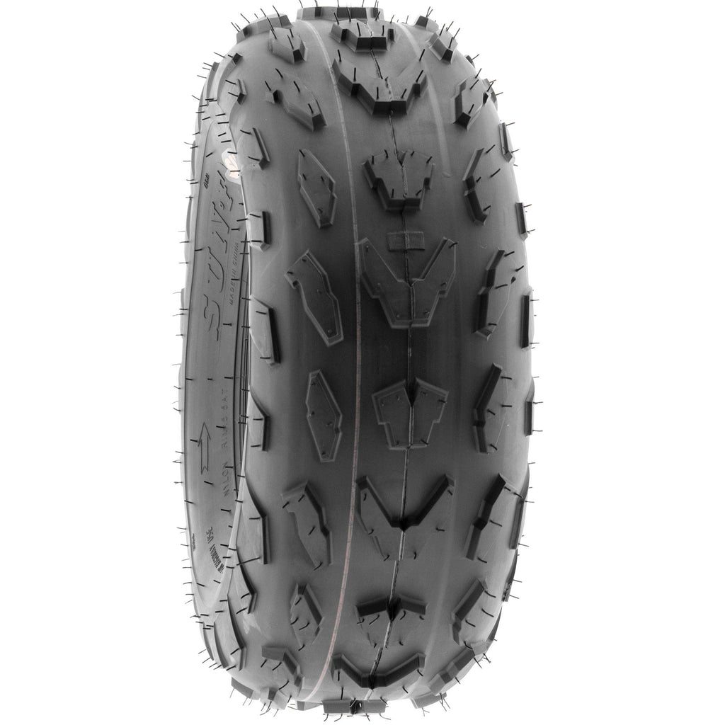 20x7-8 Directional Knobby Tread Tubeless ATV UTV Tires Set of 2 O591990