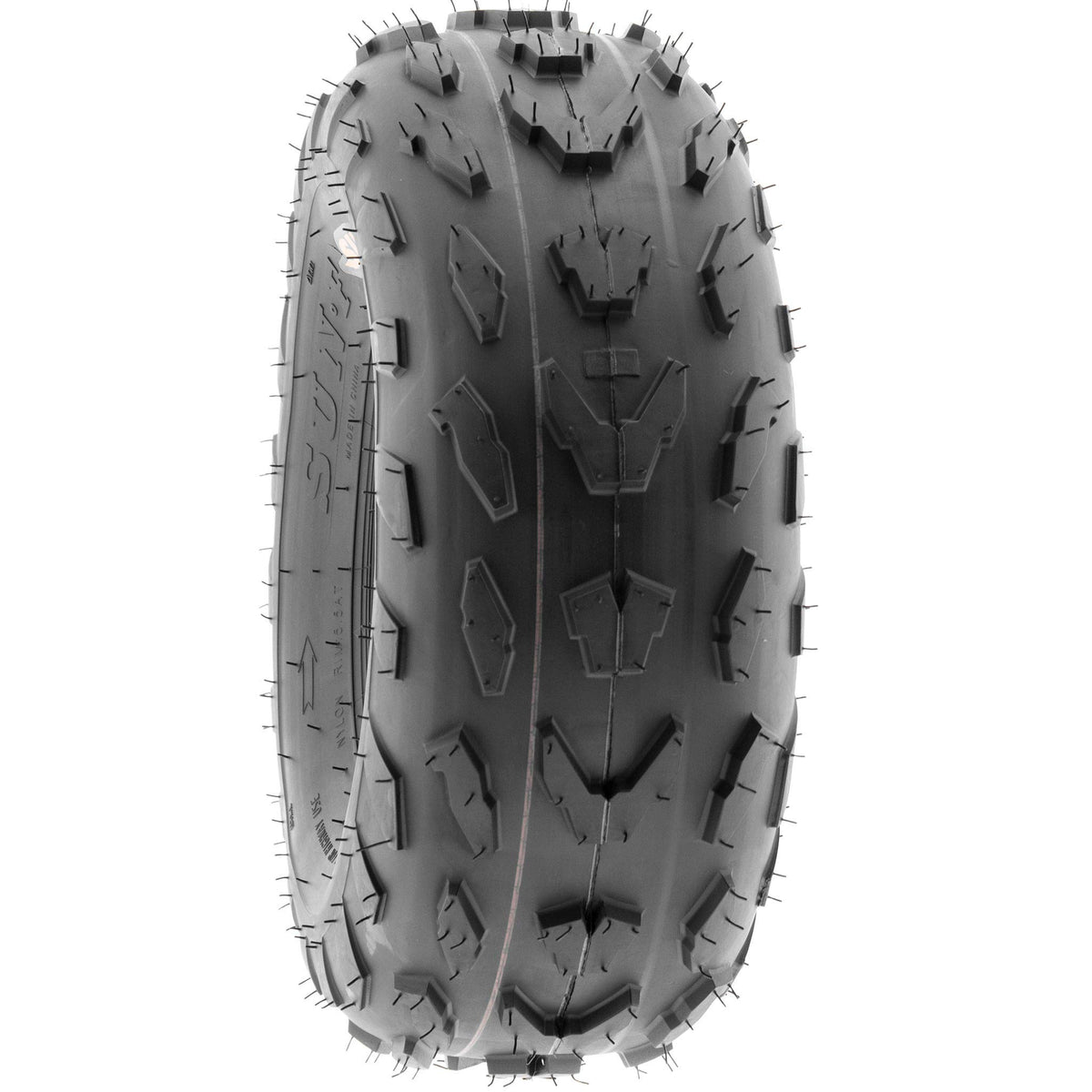 20x7-8 Directional Knobby Tread Tubeless ATV UTV Tires Set of 2 O591990