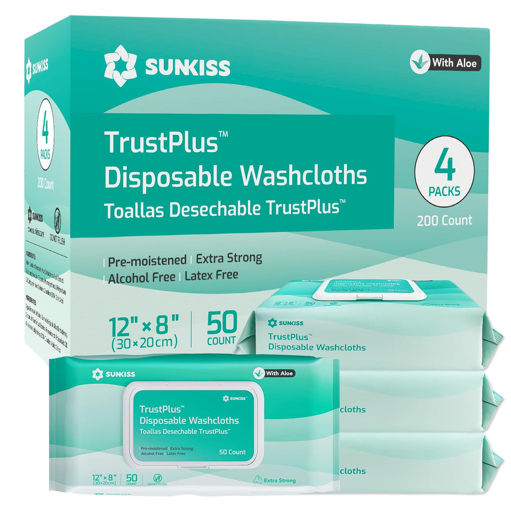 Incontinence Disposable Underwear XLarge 16 Count & Wet Wipes 200 Count G435
