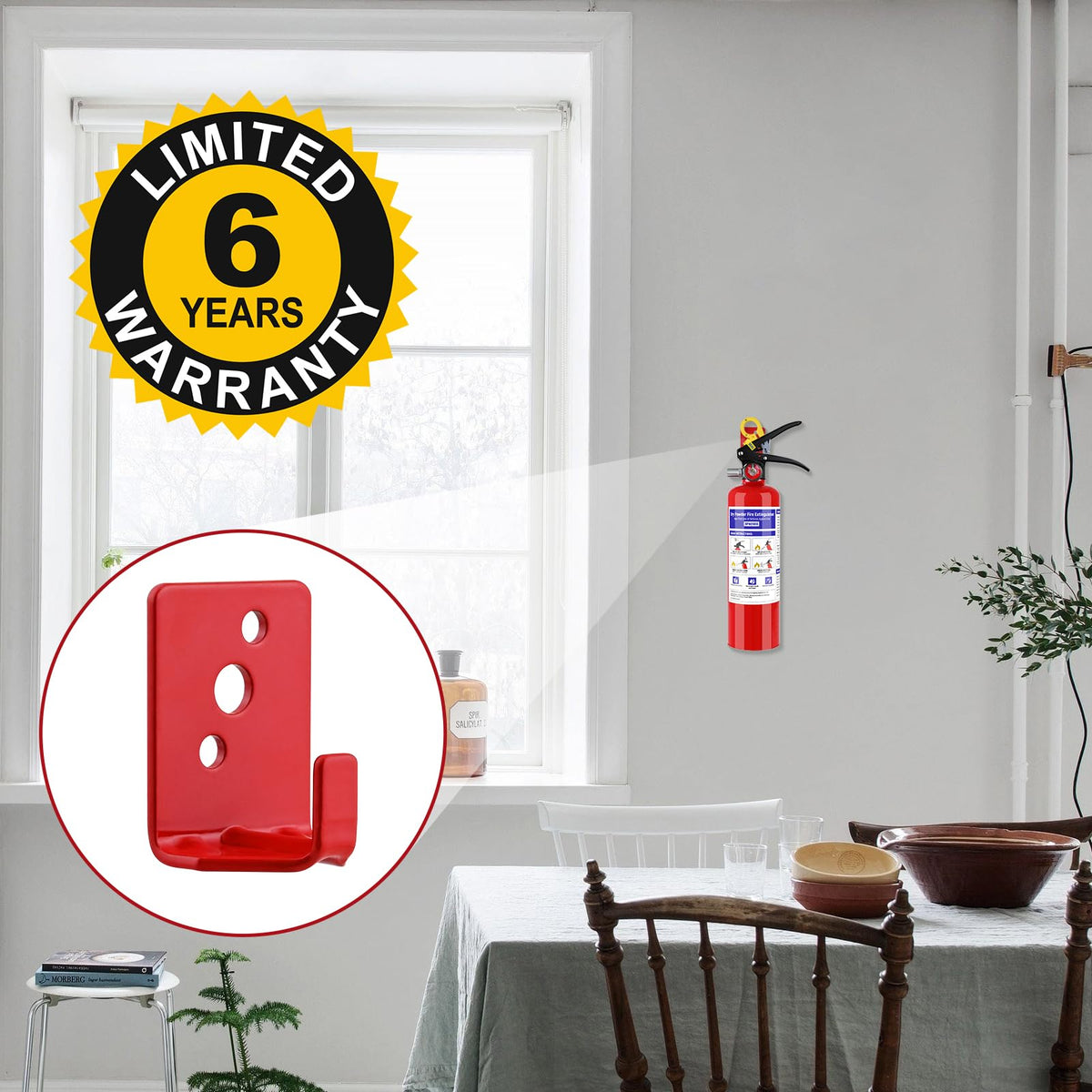 2 Pack 2.5 lb ABC Dry Chemical Fire Extinguisher R50439