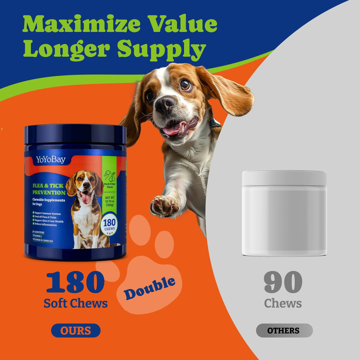 Dog Flea & Tick Prevention Chewables R176521
