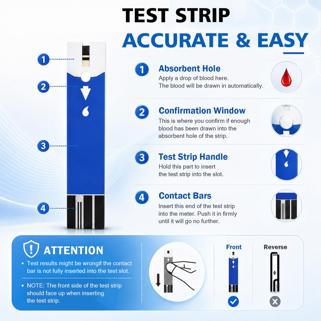 Test Strips and Lancets 50 Count H5616