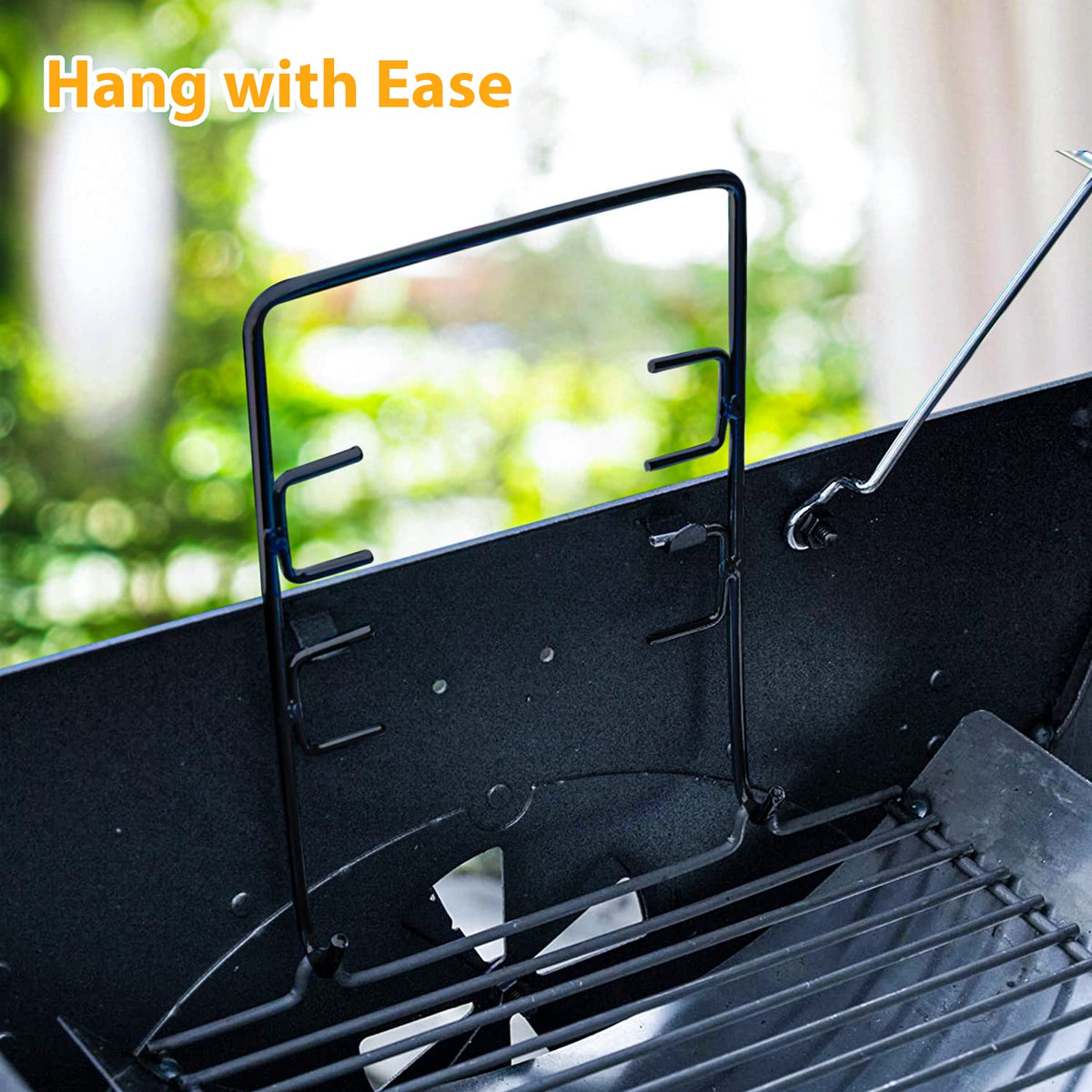 27 inch Charcoal Ash Pan Replacement with 2pcs Grate Hanger A248