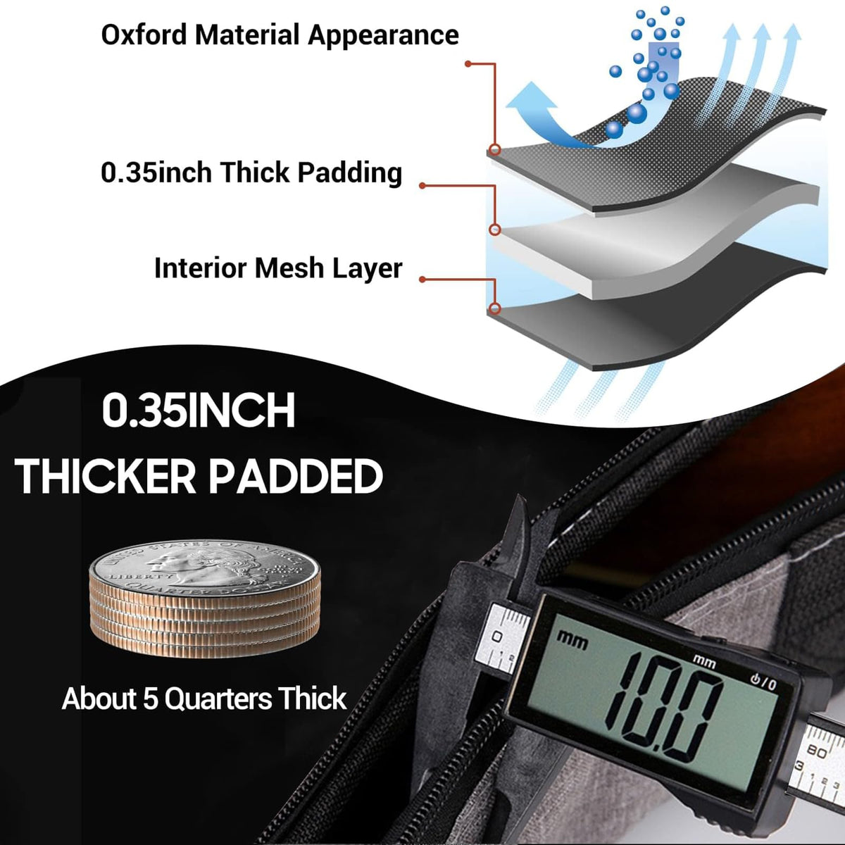 41 Inch Water-Resistant Acoustic Guitar Bag M249