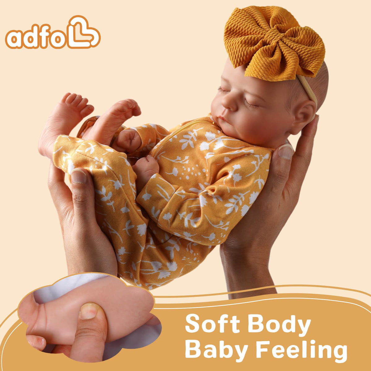 20 Inch Full Vinyl Reborn Baby Dolls Girl C42911