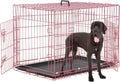 48 Inch Extra Large Foldable Double-Door Dog Crate with Tray S768352