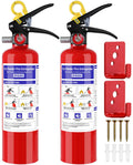 2 Pack 2.5 lb ABC Dry Chemical Fire Extinguisher R50439