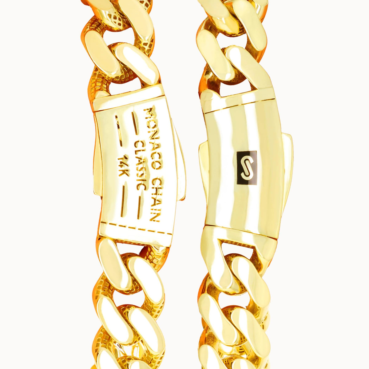 14k Yellow Gold 6mm Cuban Chain Necklace T380404