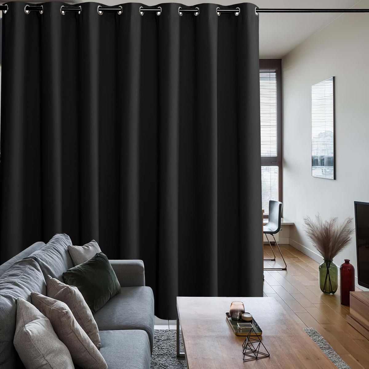 Extra Wide Blackout Curtains H854