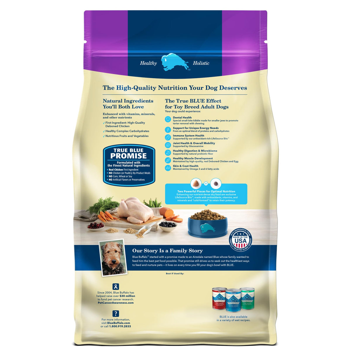 Chicken Adult Dry Dog Food, 4 lb K19657