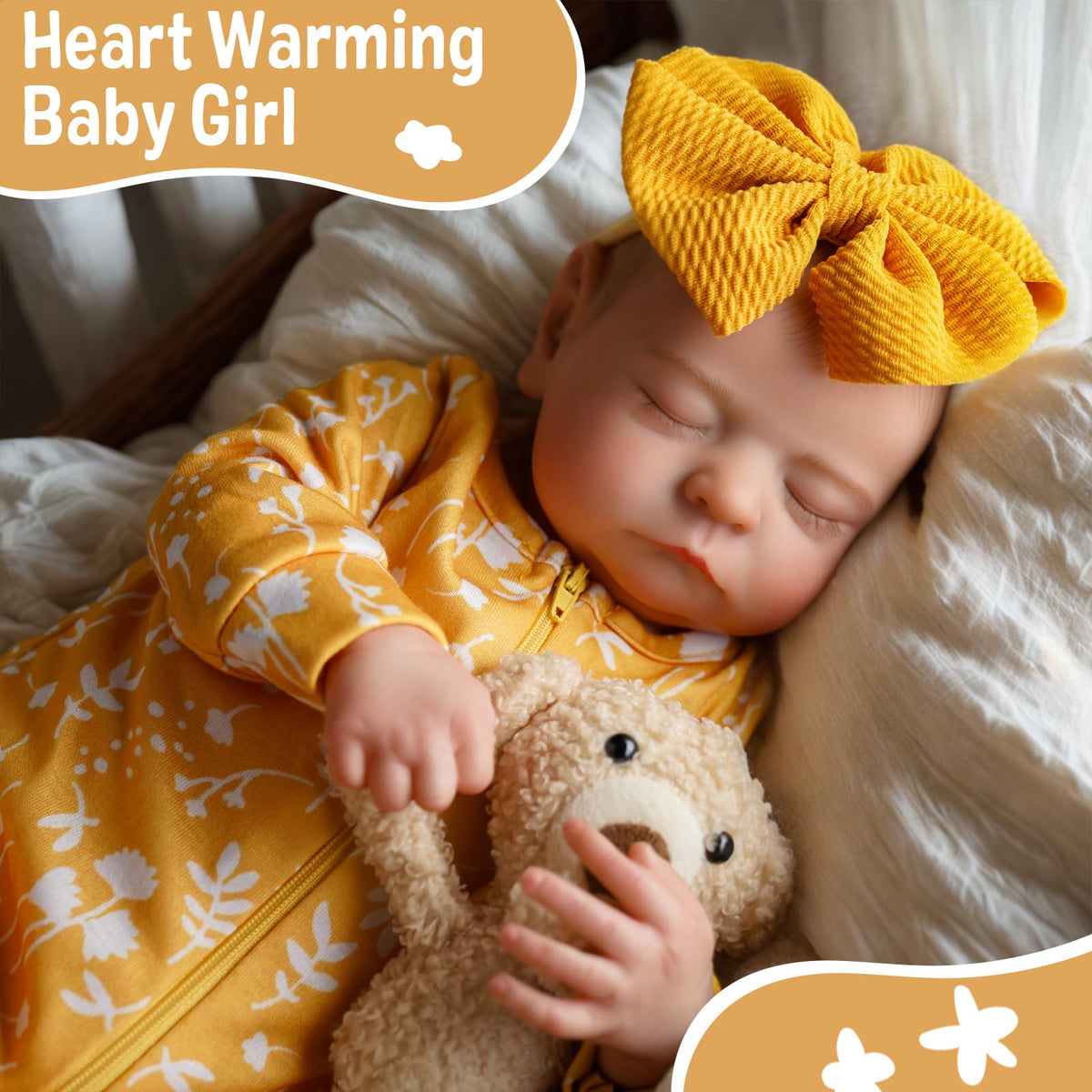 20 Inch Full Vinyl Reborn Baby Dolls Girl C42911