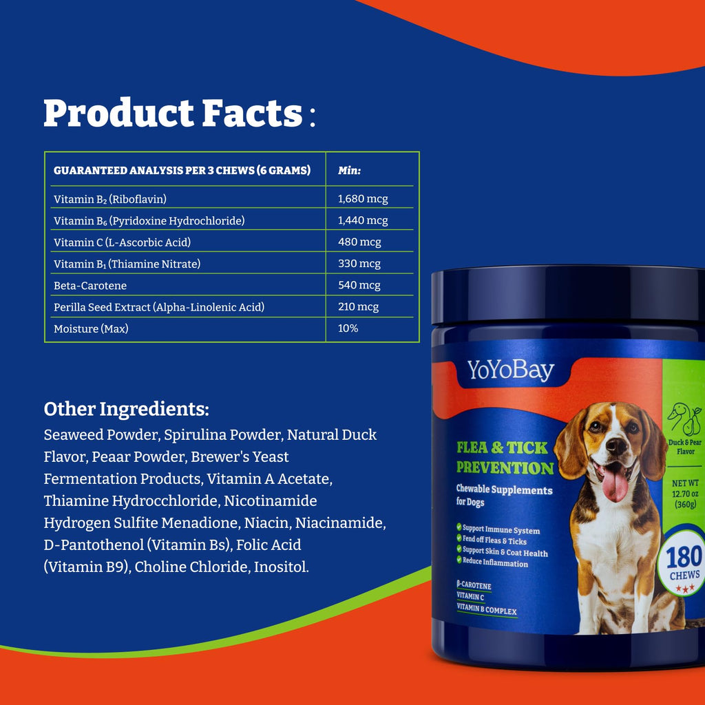Dog Flea & Tick Prevention Chewables R176521