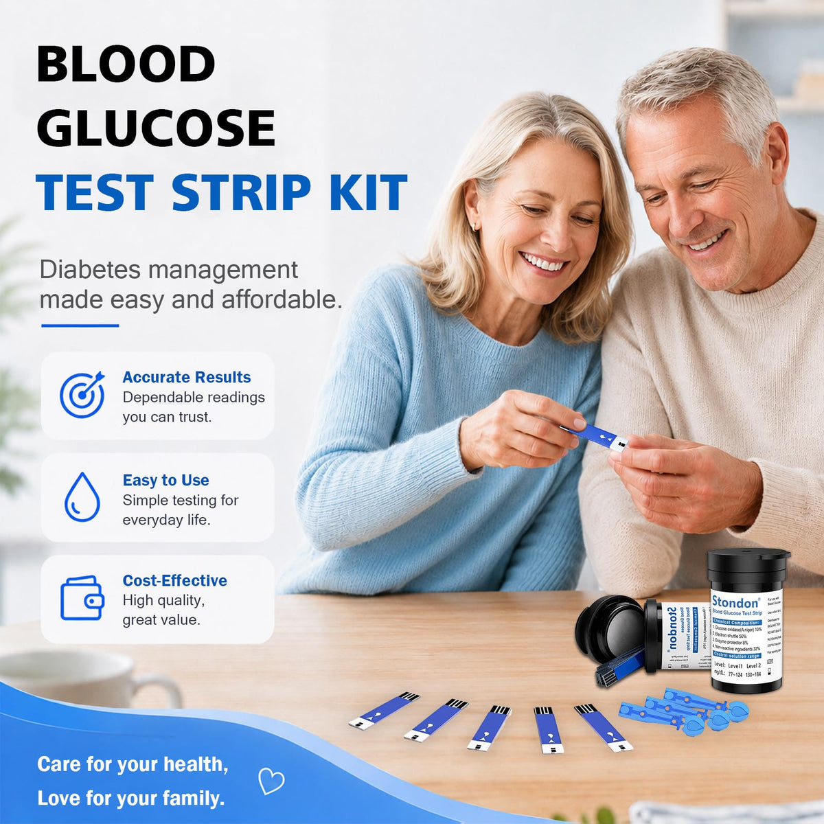 Test Strips and Lancets 50 Count H5616